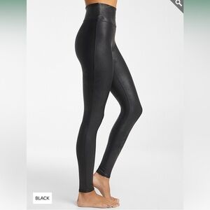 Spanx Faux Leather Leggings sz S